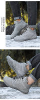 Botas de nieve de lana gruesa, zapatos individuales impermeables y antideslizantes, zapatos de algodón antideslizantes para usar descalzo. - details 23