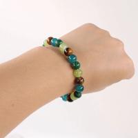 Pulsera de Piedra Natural Bohemia Diseño de Ojo de Tigre Tendencia de Día del Maestro - details 6