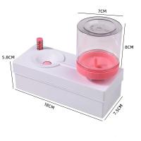 Bebedero de agua con cambio automático para mascotas, tazón de agua para gatos y perros pequeños, almacenamiento de bebedero para mascotas, nuevo - details 0