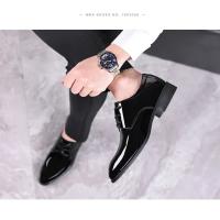 2025 otoño nuevos zapatos formales de estilo inglés de negocios para hombres zapatos casuales de cuero negro para uso en la oficina de la boda - details 16