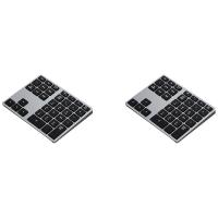 Teclado numérico inalámbrico Bluetooth de 2 piezas, almohadilla delgada portátil para computadora portátil, PC, escritorio, 35 teclas - details 0