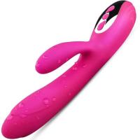 Embalaje privado Juegos sexy Vibrador de doble cabeza Gel de sílice Calentado Masturbador femenino Masaje de vibración Productos sexuales para adultos Juguetes sexuales 성인용품 진동기 - details 2