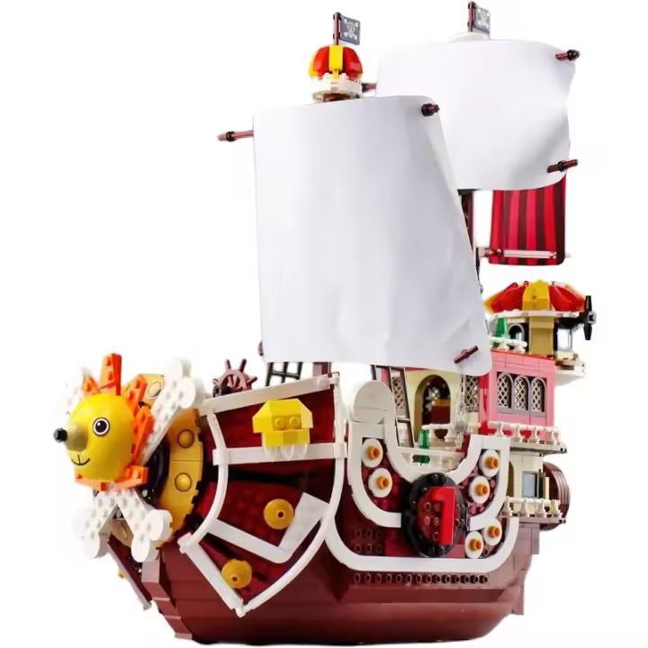 Set de Bloques de Construcción de Nave Pirata Anime HI-REECE Modelo de Barco de Ladrillos Thousand Sunny Juguete de Juego para Adulto y Niño - 1