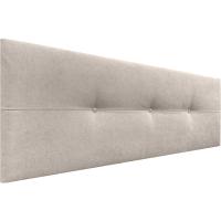 Cabecero de polipiel o tela, cabeceros tapizados, cama de lujo (tela beige, 150 cm (camas 150/160)) - details 0