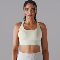 Hamidou-Sujetador de Yoga con espalda cruzada para mujer, ropa interior deportiva absorbente de golpes, correas de hombro cruzadas, Top corto de Fitness, deportes a prueba de golpes - details 49