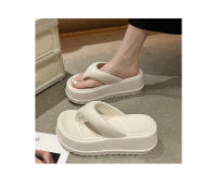 Nuevas chanclas de EVA para mujer, zapatillas frías de suela gruesa, ropa de verano que aumenta las zapatillas de playa de suela blanda - details 4