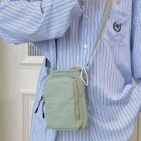 Bolsa portabotellas con correa para el hombro, bolsillo frontal de secado rápido, bolso cruzado para botella de agua, asa con cordón abierto - details 5