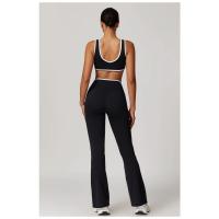Leggings delanteros en forma de V con bloques de Color de cintura alta, pantalones de chándal adecuados para mujer, ropa deportiva para Fitness, ropa deportiva de moda - details 12