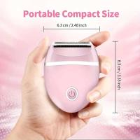Navalha Eléctrica para Mujeres Portátil, Desmontable, para Piernas de Bikini y Axilas - details 2
