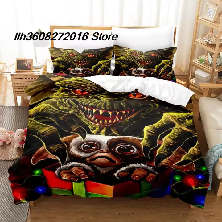 Juego de Ropa de Cama Gremlins con Estampado 3D Tamaño Cama SINGLE, TWIN, FULL, KING - 1