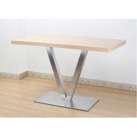 Patas de Mesa de Acero Inoxidable en Forma de X/V Diseño Creativo, Material Duradero, Belleza en Organización - details 2
