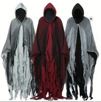 Capa de Halloween Ropa de Esqueleto, Máscara, Casa del Fantasma, Cámara de Secretos, Conjunto Casual de Moda para Hombres - details 0