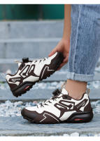 Zapatos de senderismo de malla transpirable para hombre, zapatillas deportivas ligeras para correr al aire libre, zapatos de bloqueo de ciclo, Camping, Trekking - details 9