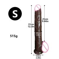 Leten-consolador largo negro de silicona suave, masturbadores vaginales, juguete erótico, Juguetes sexuales para mujeres, pareja y adultos - details 7