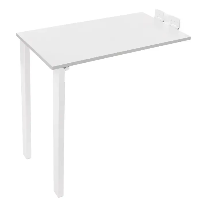 Mesa plegable montada en la pared para comedor, dormitorio, sala de estar, estudio, ahorro de espacio, 75x40 cm - 1