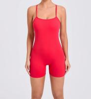 Traje deportivo de secado rápido de color sólido, cómodo para correr, pedalar, mango sin mangas de yoga - details 9