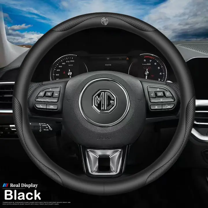 Cubierta de Volante de Cuero Transpirable Antideslizante Accesorios de Estilo de Coche para MG EP HS ZS EHS EZS EV MG3 3SW Hecho en China - 1