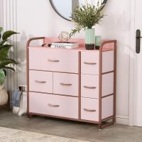 Cajonera de Tela Extraíble de 7 Cajones Almacenamiento de Tela Cómodo para Sala de Estar, Dormitorio, Habitación Infantil Gris Oscuro - details 10