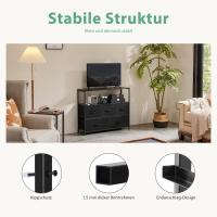 Mueble de Vestidor de Tela Estable con Marco de Acero Ideal para Dormitorio, Salón - details 30