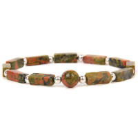 Pulsera de Cuarzo Amatista Natural para Mujer - Joyería y Bisutería Elegante, Cristal Cuadrado, Regalo de Moda con Encanto, Lujo Discreto - details 1