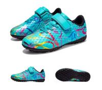 Zapatos de fútbol profesionales AG/FG para niños, malla antideslizante para Campus roto/corto TF para primavera y otoño, partido de uñas largas/cortas - details 6