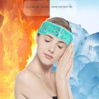 Paquete de hielo de Gel para cabeza de compresión caliente o fría, cuentas de Gel reutilizables para migraña, envoltura de hielo para mujer, bolsa de hielo relajante para dolor de cabeza - details 1