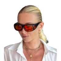 Gafas de Computadora Bloqueo Azul con Enchufe Naranja Marco de Plástico Lente de Plástico y Vidrio - details 1
