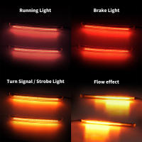 Luz indicadora de intermitente de freno para motocicleta, alforja fluida Led para Harley Touring Road, Electra Glide CVO Limited 14-22 - details 1