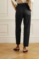 IOO 2025 nuevo de nuevo tubo de primavera elástico recto pantalones vaqueros recubiertos de nueve puntos mujer de cintura alta delgada - details 5