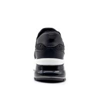 Zapatillas de deporte gruesas con plataforma para mujer Zapatos de papá con tacón de cuña oculto con cordones informales - details 3