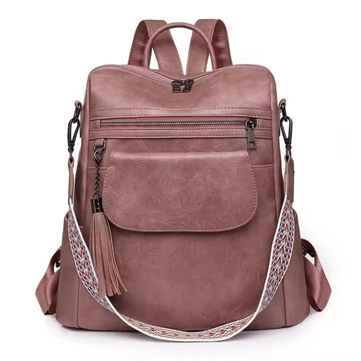 2025 primavera transfronteriza nueva mochila de gran capacidad para mujer, bolso de mensajero de hombro de doble propósito, mochila de negocios - 1