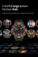 Reloj inteligente militar LIGE para hombre, Batería grande de 760mAh, linterna LED, brújula, pantalla HD de 1,8 ", frecuencia cardíaca, resistente al agua, llamada BT, reloj inteligente - details 5