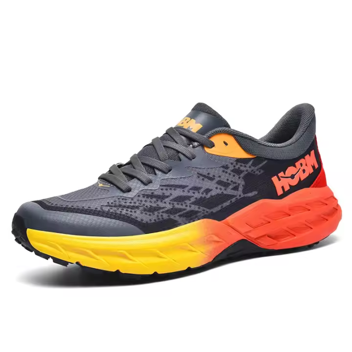 Zapatos para correr para hombre, zapatos deportivos de corte bajo con suela gruesa y acolchados a la moda, zapatos de tenis ligeros y transpirables para hombre - 1