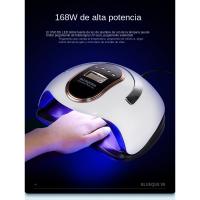 168W Lampara LED UV de Cuero para Uñas Gel con 4 Temporizadores, Sensor Inteligente, Portátil, Placa Base Extraíble, Secador de - details 3