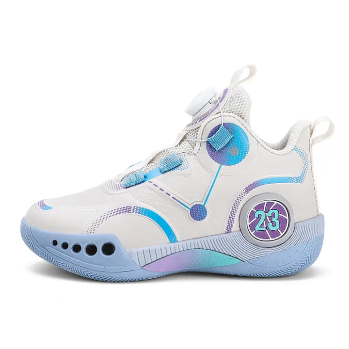 Zapatos deportivos antideslizantes resistentes al desgaste para baloncesto para hombres y mujeres, parte superior media - 1