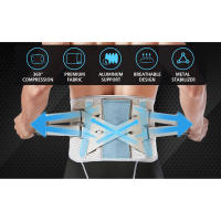Cinturón deportivo para hombre y mujer, faja de soporte Lumbar, alivio del dolor, disco herniado y ciática - details 5