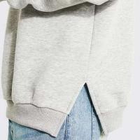 Sudaderass Por Mayor's Side Slit Color sólido Ropa deportiva inalámbrica para hombres Ropa de calle Sudadera con capucha unisex de algodón pesado de punto - details 5