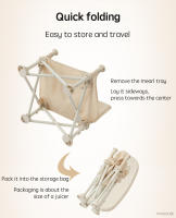 Silla portátil plegable para comer para bebés de 1 a 6 años, silla de comedor para niños, silla de Camping para bebés, silla de alimentación de tubería más gruesa de 1,8 KG - details 7