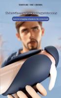 Leten glande entrenador vibrador hombres retraso ejercitador estimular masturbación masajeador vibrante resistencia entrenamiento juguete sexual - details 7