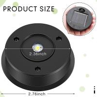6 uds luces solares de repuesto superior 7 lúmenes piezas de linterna Solar Panel Solar LED luces de tapa de linterna para colgar al aire libre - details 3
