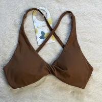 Sujetador deportivo con tirantes cruzados y relleno con giro frontal, espalda sexy, sin mangas, Top corto, Sujetador deportivo para yoga - details 6