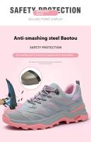 Zapatos de Trabajo para Mujeres Zapatillas de Seguridad en Acero Anti-golpes, No Resbaladizos, Protección de Pie - details 4