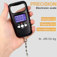 Báscula electrónica portátil de 50KG y 5G, Mini balanza colgante con retroiluminación LCD, báscula Digital de bolsillo, peso de equipaje, balanza de gancho de pesca - details 0