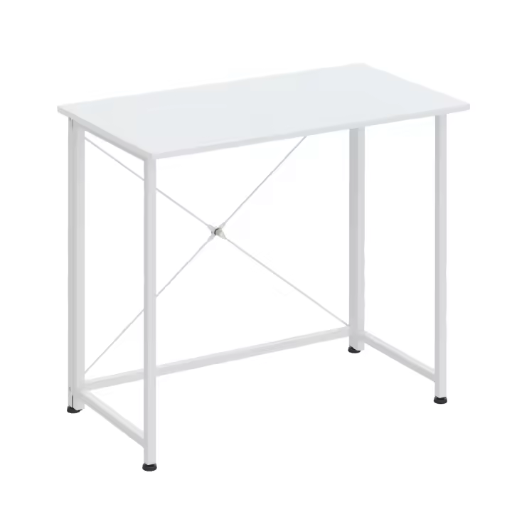 Rcynview Escritorio plegable pequeño, sin volumen, escritorio de ordenador plegable, adecuado para dormitorio, oficina, coci - 1