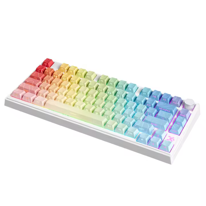 Teclado de Juegos SKYLOONG GK75 HE Interruptor Rápido TKL 8KHz de Poling Rate Topográfica PBT - 1