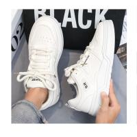 Nuevos zapatos transpirables, zapatos blancos pequeños y versátiles, zapatos de tabla para deportes y ocio con plataforma. - details 6