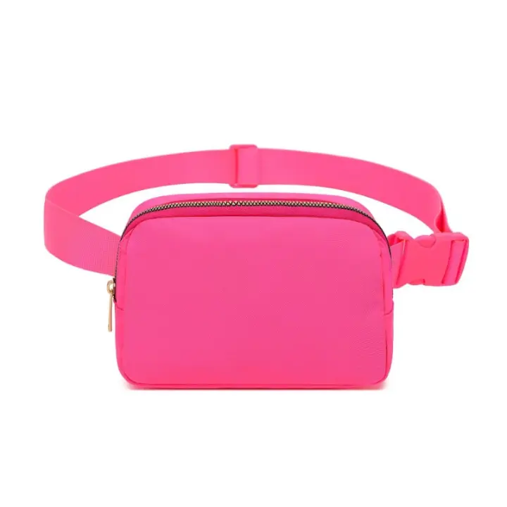 Riñoneras para hombres y mujeres, bolsas de pecho impermeables de nylon, deportes al aire libre, correr, mensajero versátil - 1