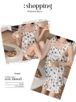 Ropa de dormir acolchada para mujer, camisola, pantalones cortos, conjunto de verano, ropa de dormitorio Floral de alto valor para chica dulce - details 3