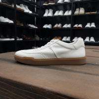 Zapatos hechos a mano con capa superior de cuero vacuno, zapatos blancos pequeños - details 2