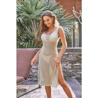 Nueva Playa Exterior Encubrimiento Femenino Protector Solar Antideslumbrante Hueco Encubrimiento Falda De Punto Falda Larga Bikini Encubrimientos - details 5